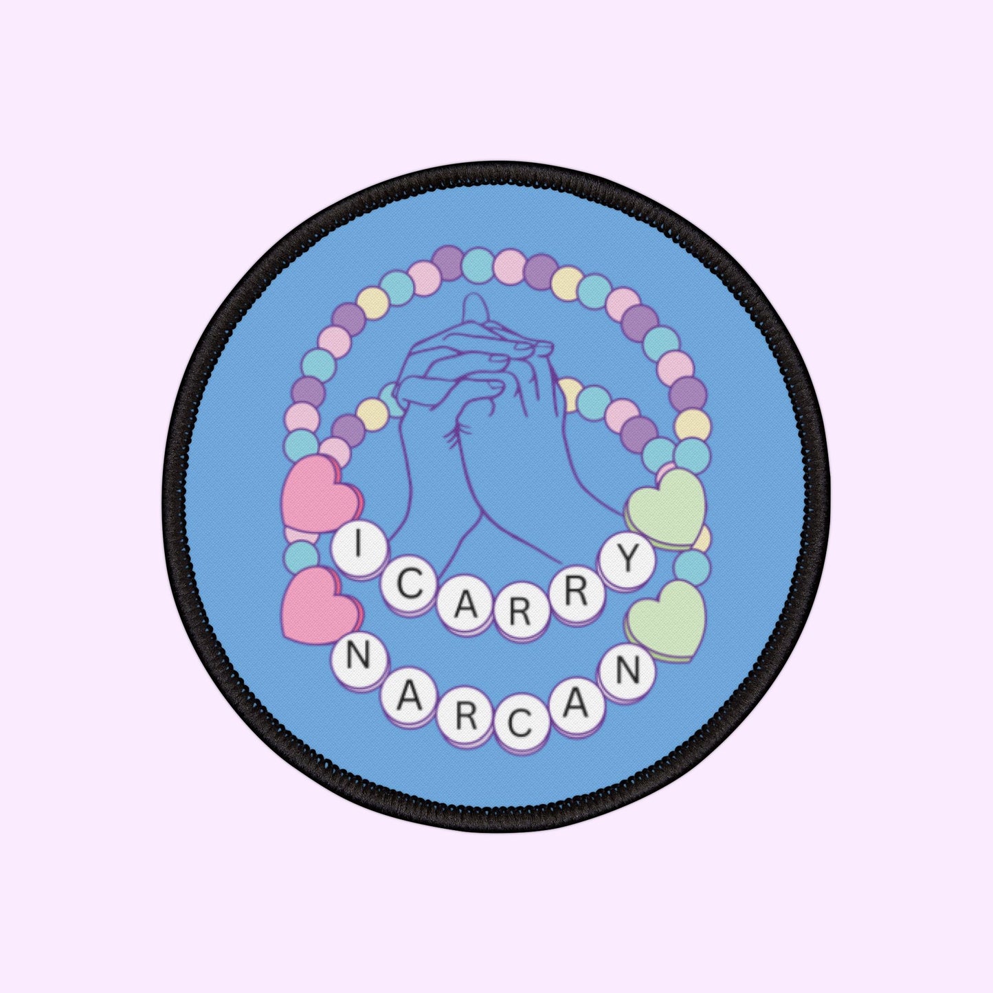 I Carry Narcan Candy - Iron-On Patch