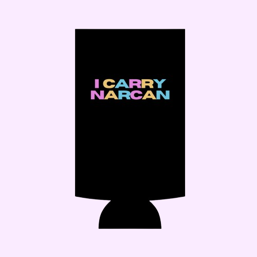 I Carry Narcan Candy - Slim Can Koozie