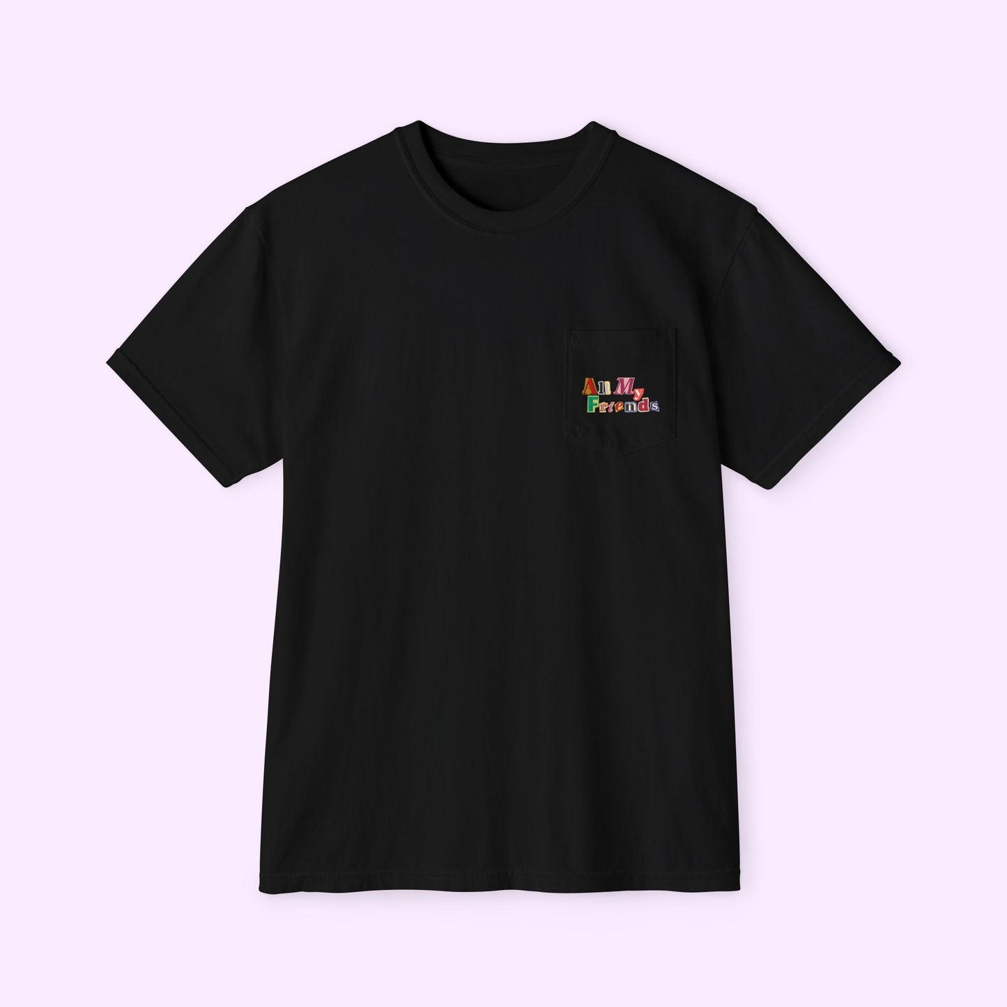 I Carry Narcan in Cutout Letters - Unisex Comfort Colors Pocket Tee